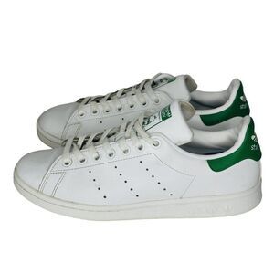 Adidas Unisex White Green Stan Smith M20605 Athletic Sneakers Size US 6